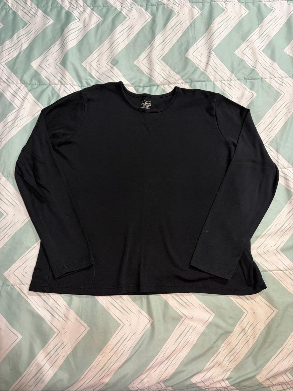 L.L. Bean Women’s Cotton Long-Sleeve Crew Neck Shirt